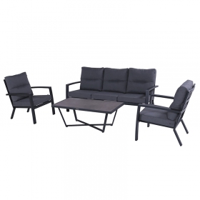 Hartman Canberra Lounge Set - Σετ Σαλονιού Αλουμίνιου 4τμχ - 72.497.710 ΣΕΤ