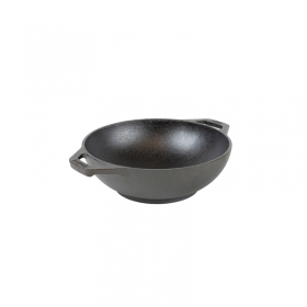 LODGE Μαντεμένιο Mini Wok - 15.87 εκ. Με 2 Λαβές - L6MW