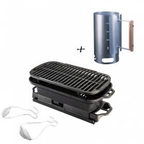 Lodge Sportsman\'s Grill Combo