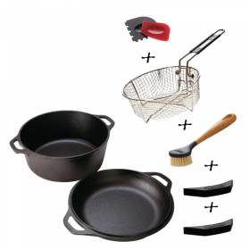 Lodge Combo 08 - Deep Clean & Frying Set