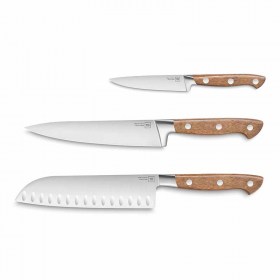 TB - ΣΕΤ 3 ΜΑΧΑΙΡΙΩΝ - GEORGES - (PARING, SANTOKU, KITCHEN)