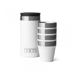 YETI® Rambler® Shot Glasses - Σετ 4 Ποτήρια Σφηνάκια Με Θήκη - White