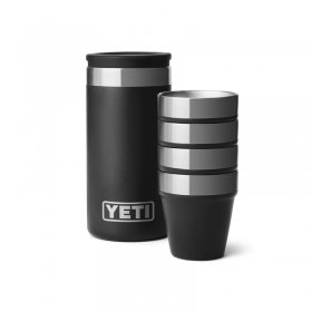 YETI® Rambler® Shot Glasses - Σετ 4 Ποτήρια Σφηνάκια Με Θήκη - Black