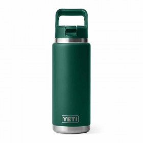 YETI® Rambler Straw Bottle Μπουκάλι - Θερμός Με Καλαμάκι 769ml - Black Forest Green