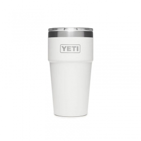 YETI® Ποτήρι - Θερμός 475ml Single Stackable Cap - White