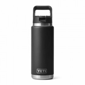 YETI® Rambler Straw Bottle Μπουκάλι - Θερμός Με Καλαμάκι 769ml - Black