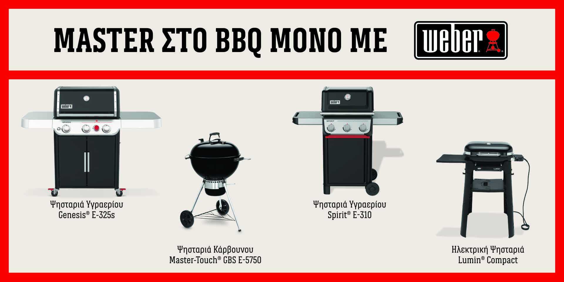 WEBER MASTER STO BBQ